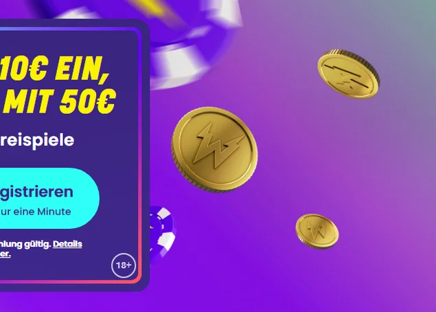 Wildz — 400% bis zu 40 € + 100 Freispiele über 5 Tage (Einzahlung 10 € = 50 € Spielguthaben)